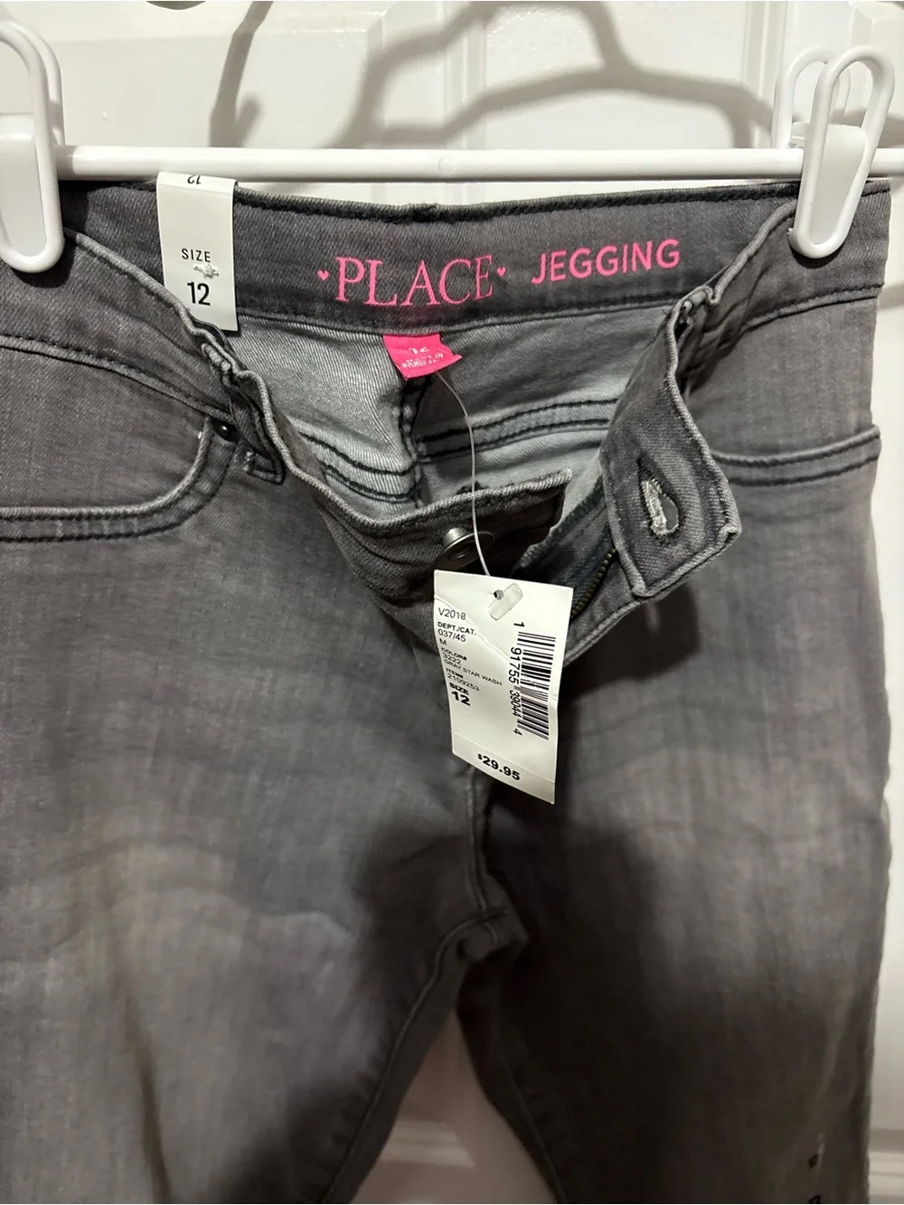 New Children’s Place Jeans and gently used  Cat & Jack Red and Black shirt